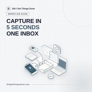 Ubiquitous Capture With an AI Assistant: How to Catch Every Idea in Under 5 Seconds