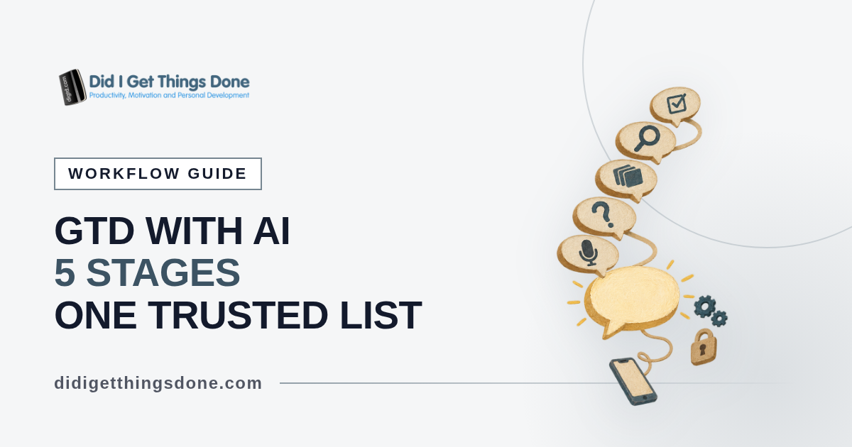 AI Assistant GTD Workflow: A 5-Stage Build