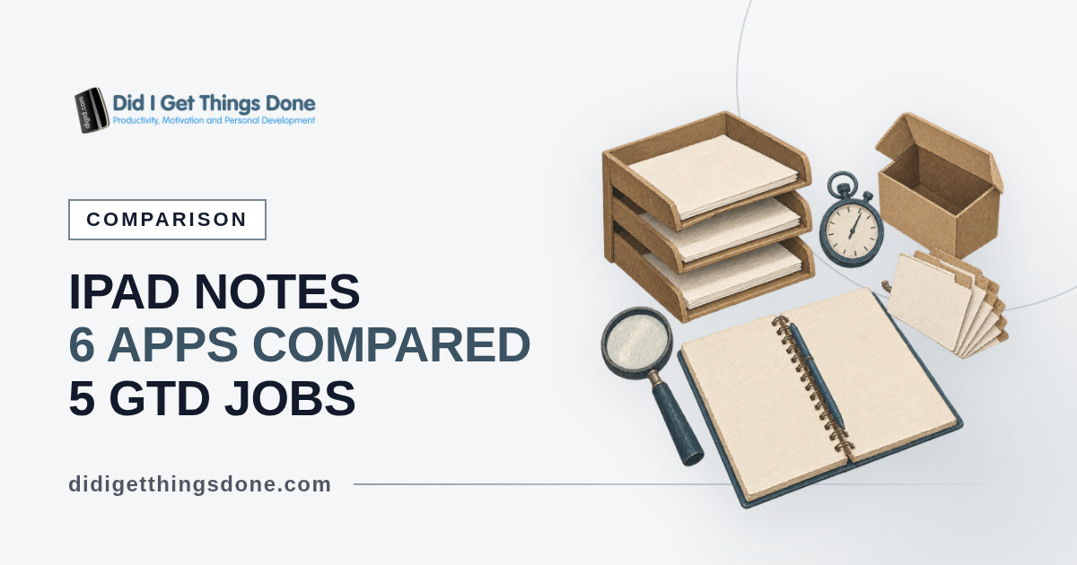 Best Note Taking App for IPad: 6 GTD Picks