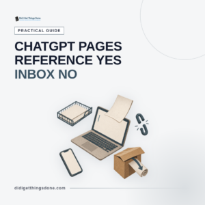ChatGPT Pages Explained: Where They Fit in GTD