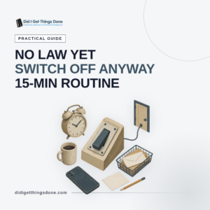 Right to Switch Off: How to Do It Without a Law